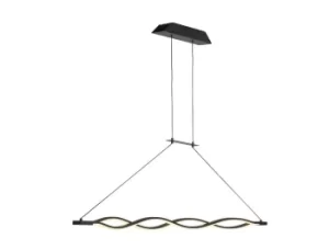 Image of Sahara Ceiling Pendant 36W LED 2800K, 2520lm, Brown Oxide, White Acrylic