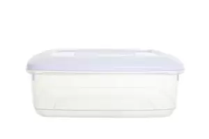 Image of WhiteFurze Rectangular Food Storage Box, 3L, Clear