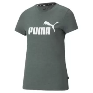 Image of Puma No1 Logo QT T Shirt - Green