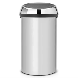 Image of Brabantia 60L Touch Bin - Metallic Grey