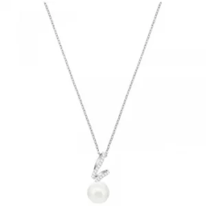 Image of Ladies Swarovski Silver Plated Gabriella Necklace