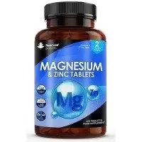 Image of Magnesium Supplements 516mg with Zinc - 120 Magnesium Tablets Supports Muscle Bone Health, Tiredness