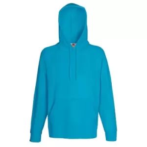 Image of Fruit Of The Loom Mens Lightweight Hooded Sweatshirt / Hoodie (240 GSM) (S) (Azure Blue)