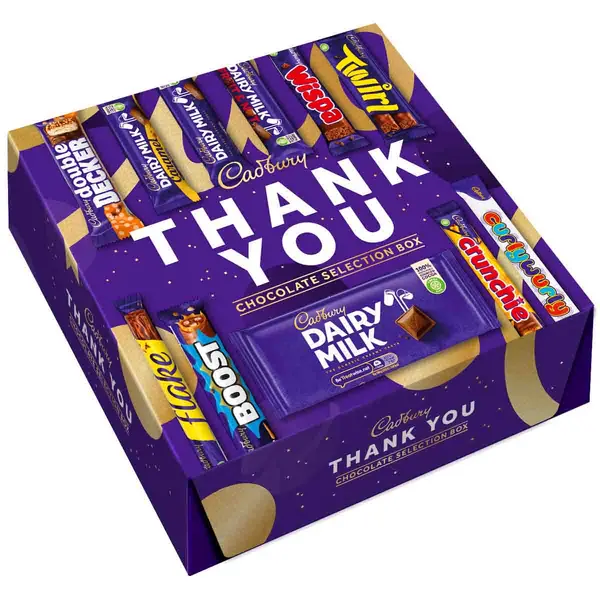 Image of Cadbury Gifts Direct Cadbury Thank You Chocolate Selection Box THANKDD