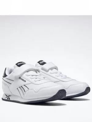 Image of Reebok Royal Classic Jogger 3 Shoes, White/Navy, Size 1