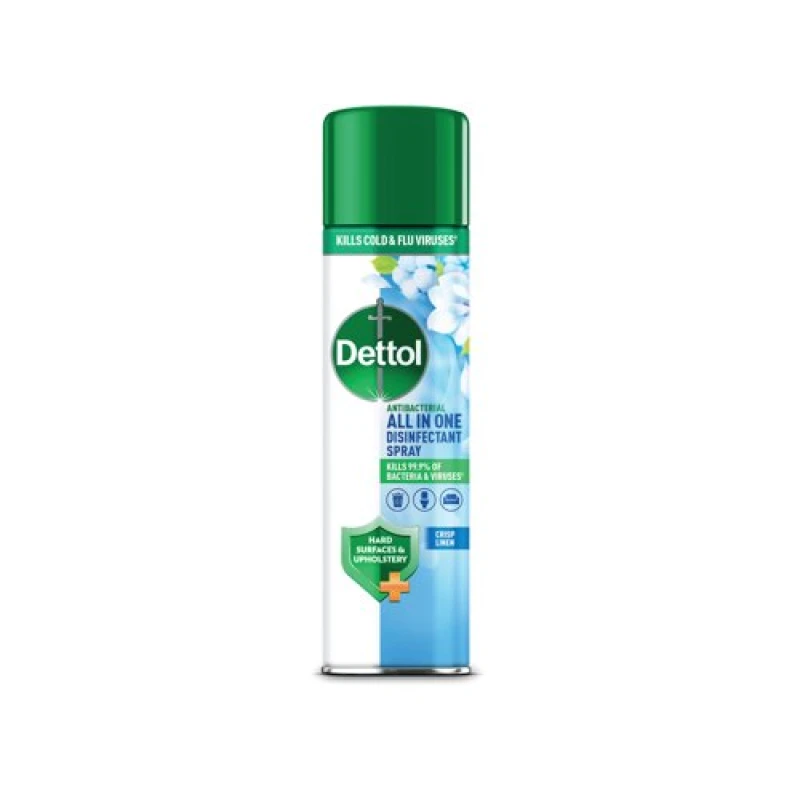 Image of Dettol All-in-One Antibacterial Spray Crisp Linen, 300ml