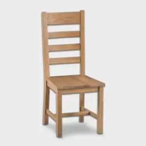 Image of Cotswold Ladder Back Dining Chair Oak