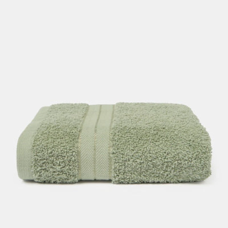 Image of OHS OHS Luxury Hand Towel 100% Cotton Bathroom in Pale Green Pale Green Hand Towel Unisex 5027434214327
