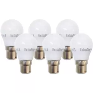 Image of 4W LED G45 Golf Ball Bulb B22 Neutral Light 4200K (Pack of 6)
