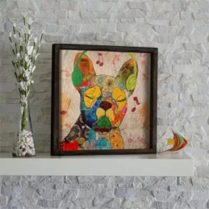 Image of KZM487 Multicolor Decorative Framed MDF Painting
