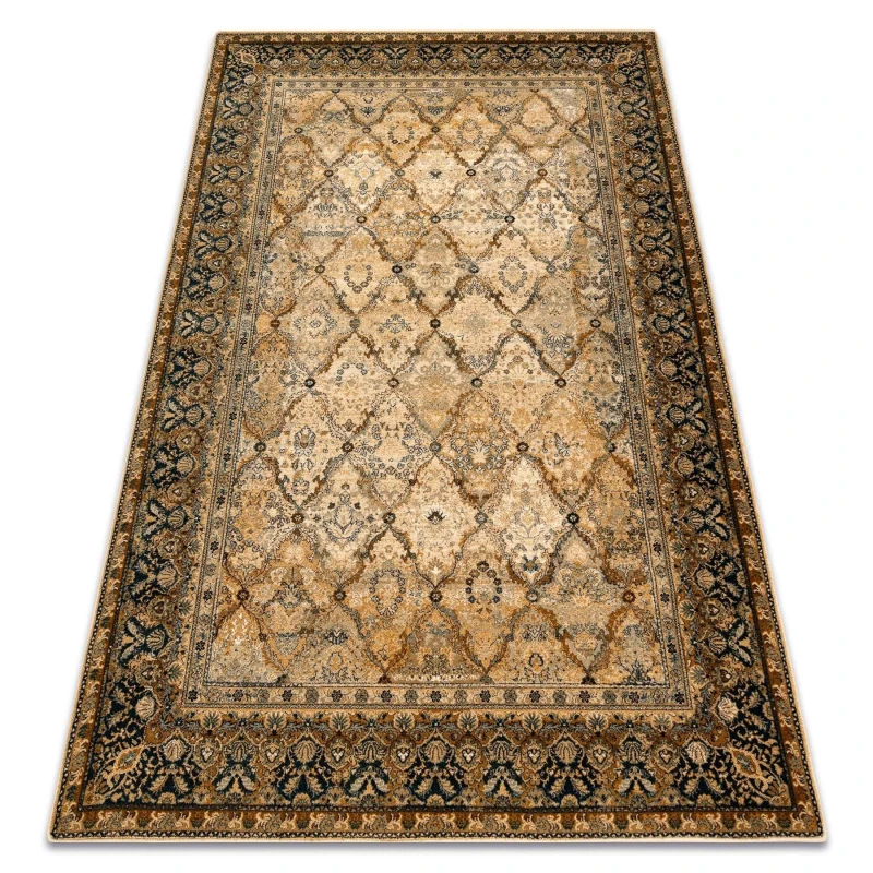 Image of RugsX Wool Omega Rug in Beige Size: 135cm x 200cm Beige Unisex 135cm x 200 cm