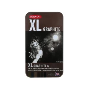 Image of Derwent XL Tin of 6 Graphite