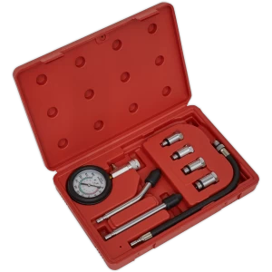 Image of Sealey 6 Piece Compression Test Kit
