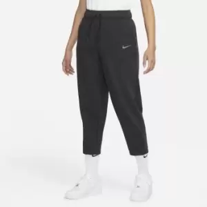 Image of Nike W Nsw Essential Fleece Mr Print Clctn Re, Black Heather/White, Female, Pants, DJ6941-010
