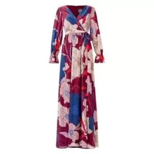 Image of Adrianna Papell Printed Chiffon Gown - Multi