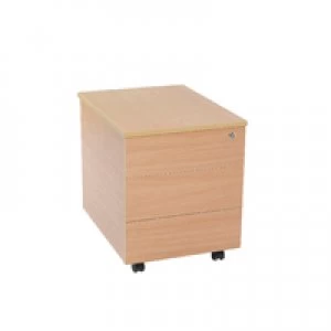 Image of Jemini 3 Drawer Mobile Pedestal Bavarian Beech KF73518