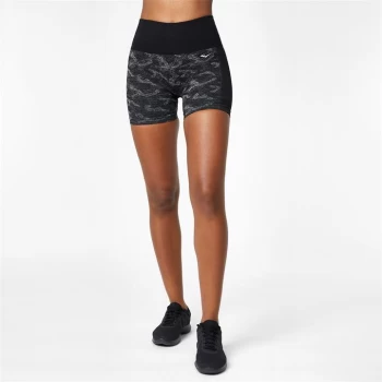Image of Everlast Seamless Camo 5" Shorts - Black