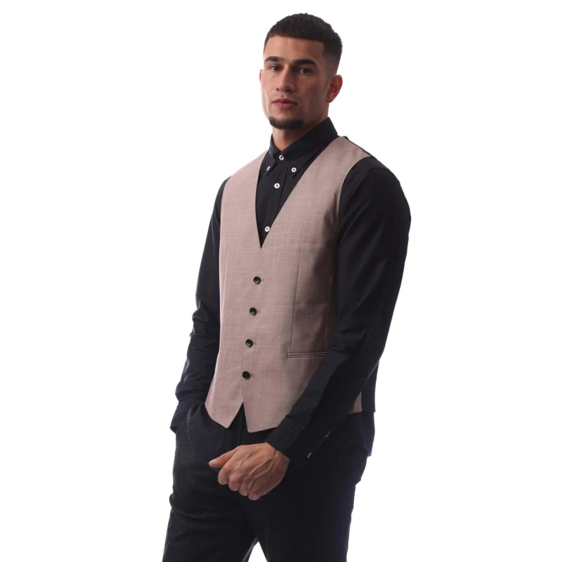 Image of Boss Mens Huge Waistcoat Pink male 36 (46)