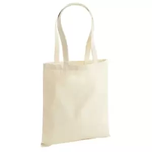 Image of Westford Mill EarthAware Organic Bag For Life (10 Litres) (One Size) (Natural)