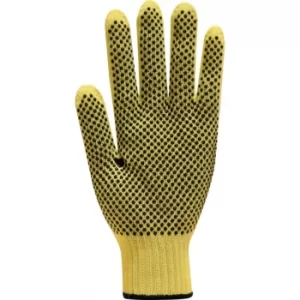 Image of Kevlar Gloves, Cut Resistant, Black/Yellow, Size 10