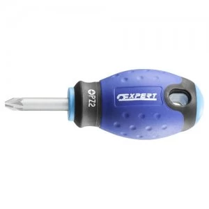 Image of Expert by Facom Stubby Pozi Screwdriver PZ2 30mm
