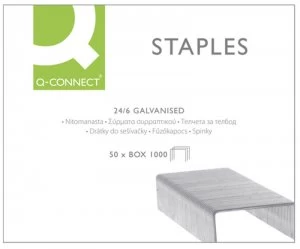 Image of Qconnect Staples 24/6 Kf01278 P1000