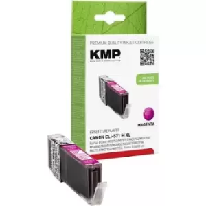 Image of KMP Ink replaced Canon CLI-571M XL Compatible Magenta C107MX 1569,0006