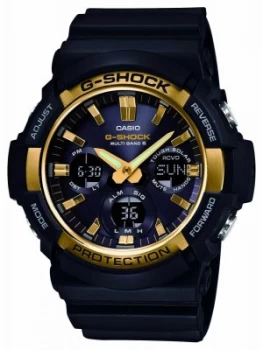 Image of Casio Mens G-Shock Waveceptor Alarm Chrono GAW-100G-1AER Watch