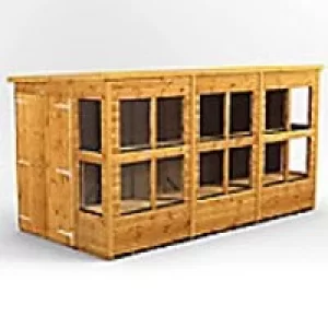 Image of Power Garden Shed 126PPPSDD Golden Brown 12x6