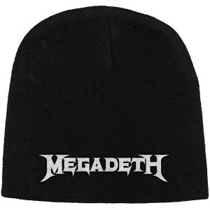 Image of Megadeth - Logo Unisex Beanie Hat - Black