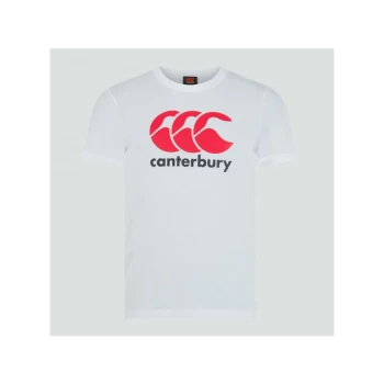 Image of Canterbury - Junior Logo T-Shirt - 8 Years - White