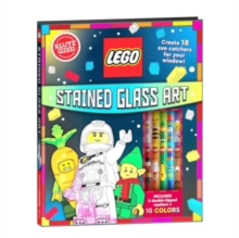 Image of Lego Stained Glass Art Multiple-component retail product, part(s) enclose