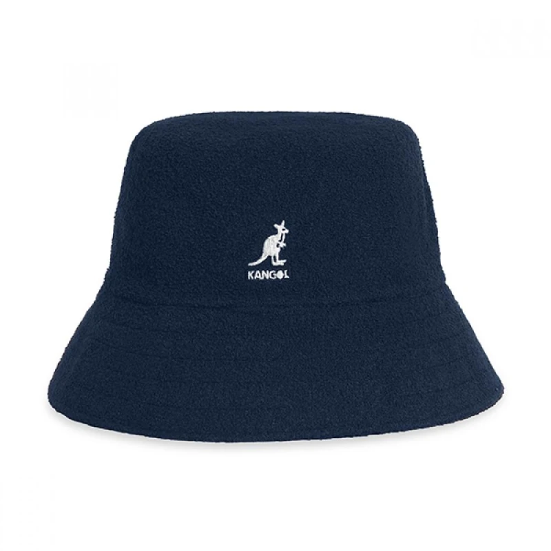Image of TrendMecca Watches Kangol K3050st Navy Bermuda Bucket Hat K3050ST NAVY (XL)