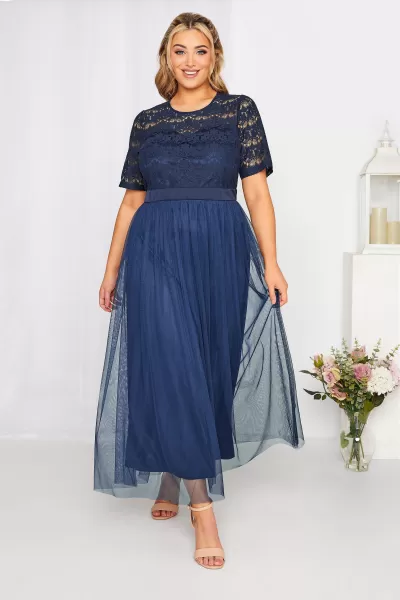 Image of Lace Bridesmaid Maxi Dress
