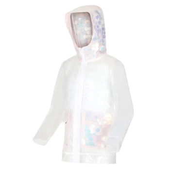 Image of Regatta Hallow Transparent Waterproof Jacket - Multi