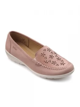 Image of Hotter Jazz Ladies Slip On Shoe Powder Pink