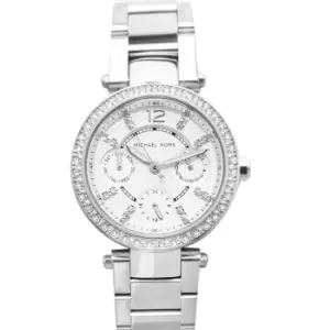 Image of Parker Multi-Function Silver Ladies Watch 33MM