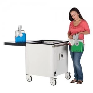 Image of lockncharge iQ 30 Cart mobile device dock station Tablet/Smartphone Black White