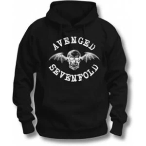 Image of Avenged Sevenfold Logo Pullover Hoodie Black Medium