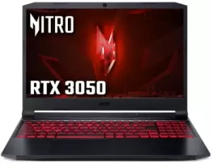 Image of Acer Nitro 5 AN515-57 Gaming Laptop, Intel Core i5-11400H, 16GB RAM, 512B PCIe SSD, 15.6" Full HD IPS 144Hz, NVIDIA GeForce RTX 3050 4GB, Windows