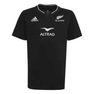 Image of adidas New Zealand All Blacks Home Shirt 2022 2023 Junior Boys - Black