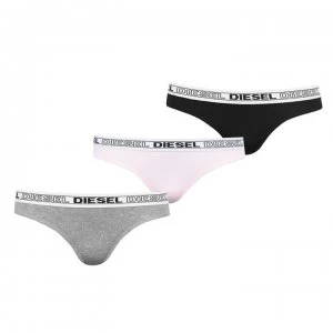 Image of Diesel 3 Pack Logo Thongs - E4923