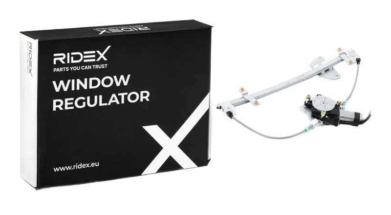 Image of RIDEX 1561W0129 Window regulator Left, Operating Mode: Electric, with electric motor Window Winder (1561)