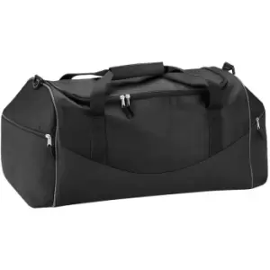 Image of Teamwear Holdall Duffle Bag (55 Litres) (One Size) (Black/Graphite) - Black/Graphite - Quadra
