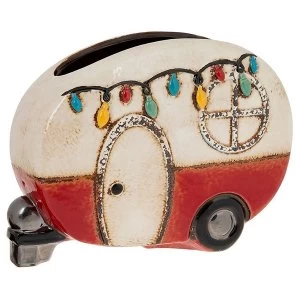 Image of Village Pottery Festival Caravan Pot Red