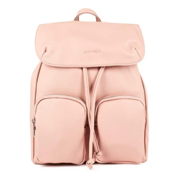 Image of Jack Wills PU Pebble Backpack - Pink