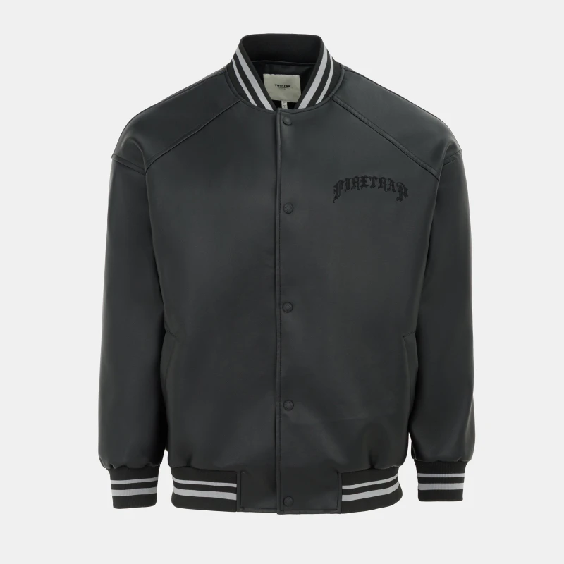 Image of Firetrap Baseball PU Jacket Mens Black male S