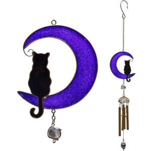 Image of Black Cat Windchime