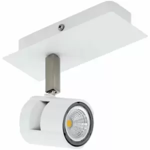 Image of Loops - Wall Light Colour White Satin Nickel Shades & Back Plate Bulb GU10 1x5W Included