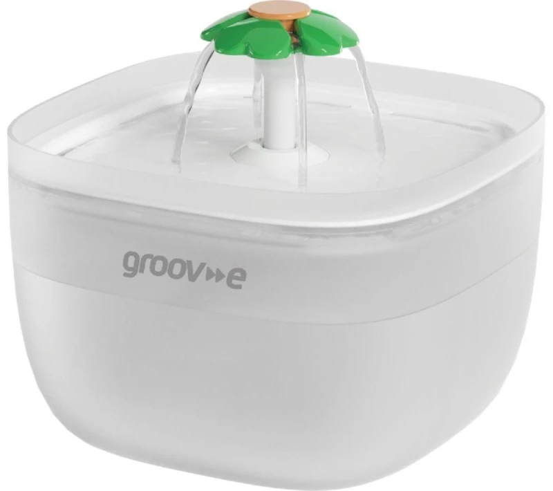 Image of GROOV-E Pet-Tech GV-PT03 WE Pet Water Fountain, White 5060060690172